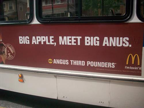NYC Big Anus Bus Poster